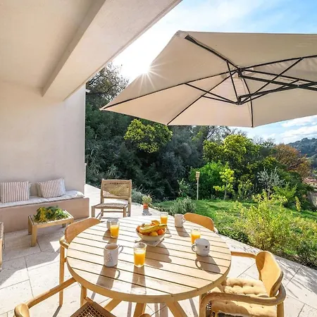 Villa La Des Sources Piscine Clim Terrasse Menton