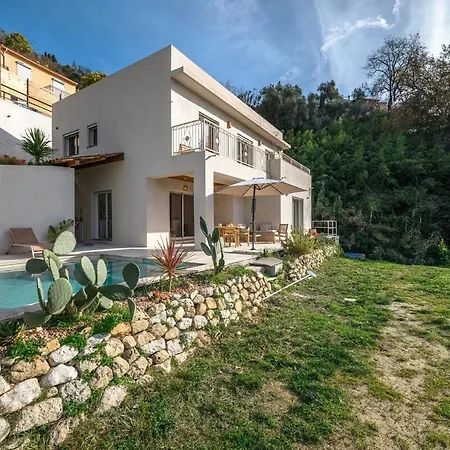 Villa La Des Sources Piscine Clim Terrasse Menton