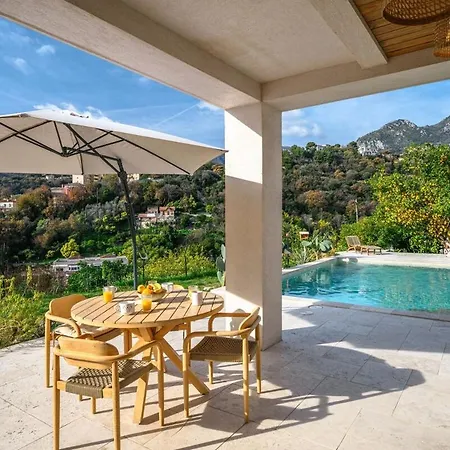 La Des Sources Piscine Clim Terrasse Villa Menton